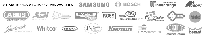 ABKEY proudly supplies security products by Samsung Bosch Whitco Abus Brava Lockwood and many more